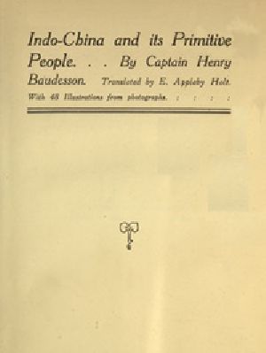 [Gutenberg 45958] • Indo-China and Its Primitive People